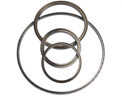 Open thin section bearings